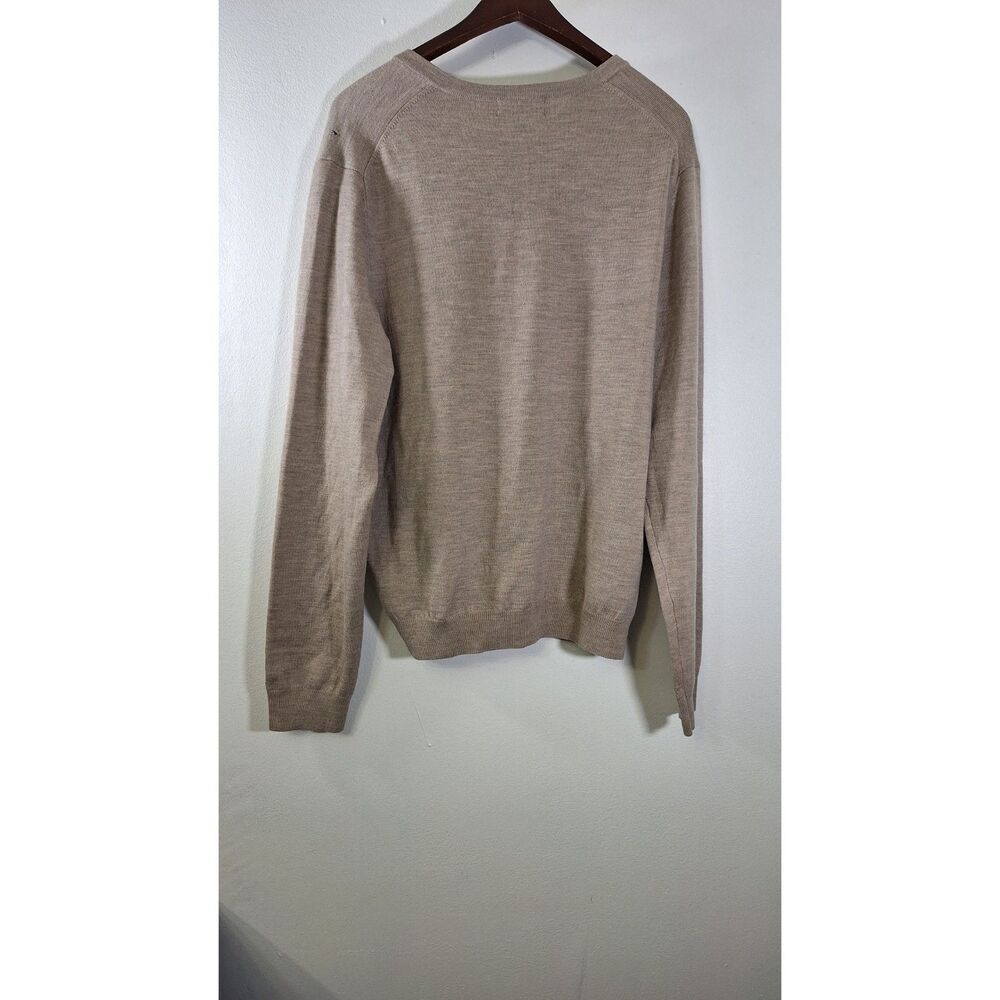 BROOKS BROTHERS Saxon Wool Blend Pullover Sweater Mens L Preppy Academia CLassic - Picture 3 of 5
